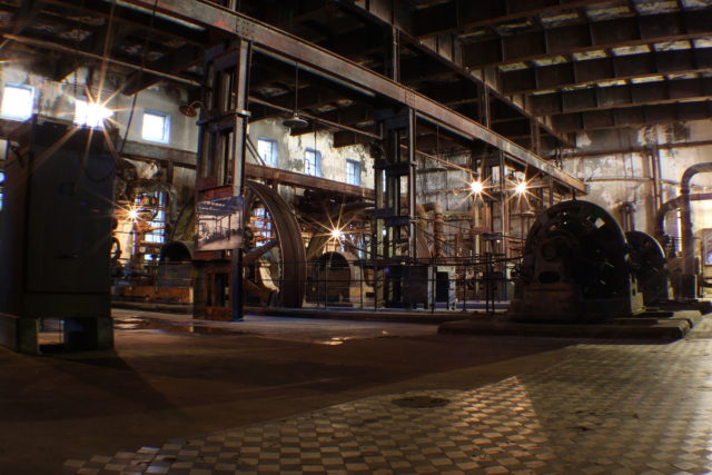 Old machinery at the Anglo Meat Packing Plant