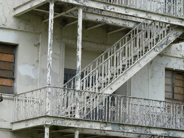 Fire escape, Linda Vista Community Hospital 