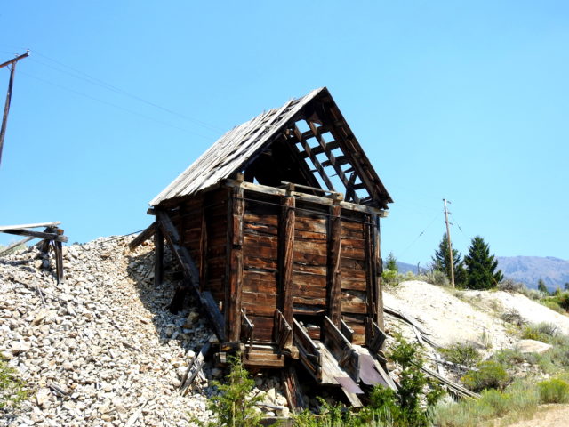 Loading Chute at Elkhorn Mine site 