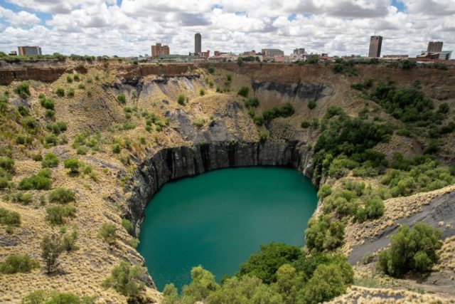 Aerial view of The Big Hole