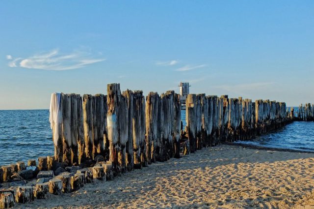 Remnants of a pier