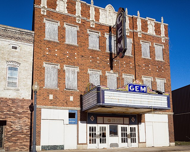 Exterior of the Gem Theatre