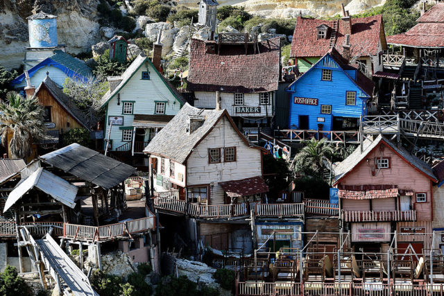 Aerial view of Popeye Village