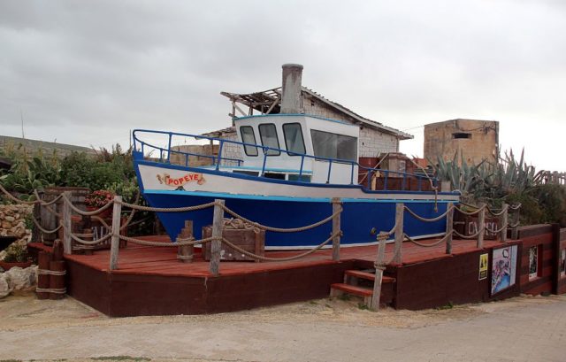 Model of a boat