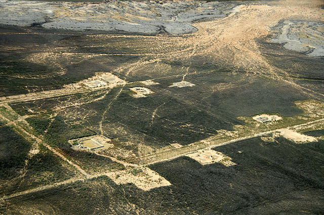 Aerial view of St. Thomas, Nevada