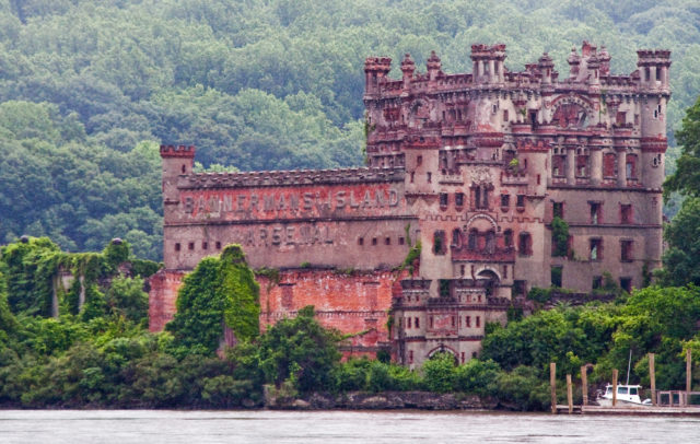 Bannerman Castle from the water