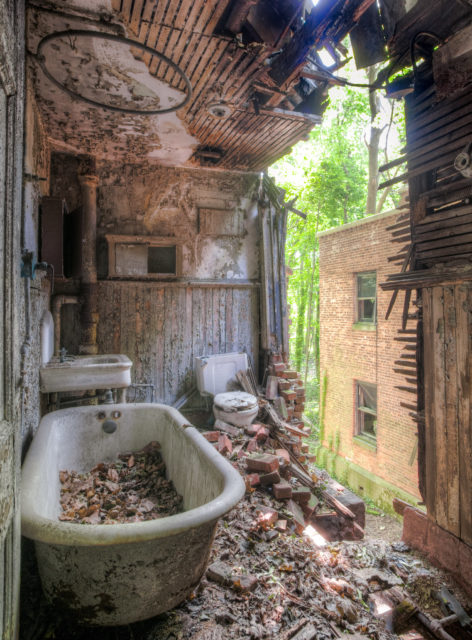 Nurse's quarters at Riverside Hospital on North Brother Island