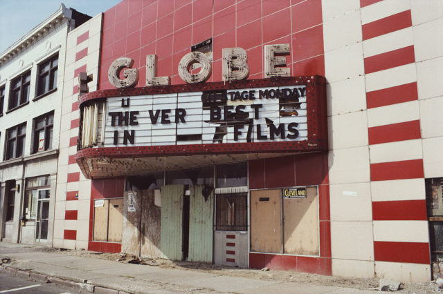 Exterior of Globe Cinema