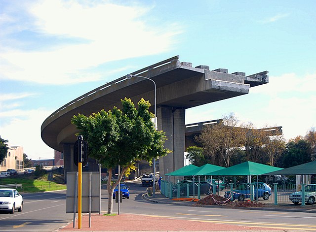 View of Foreshore Freeway Bridge