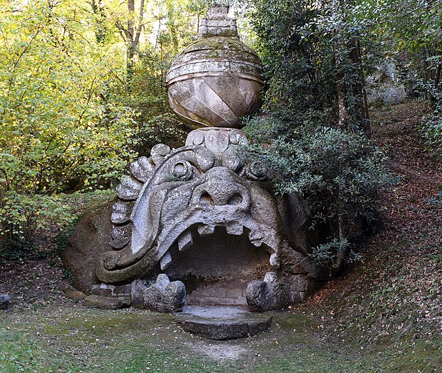 Sculpture at the Gardens of Bomarzo