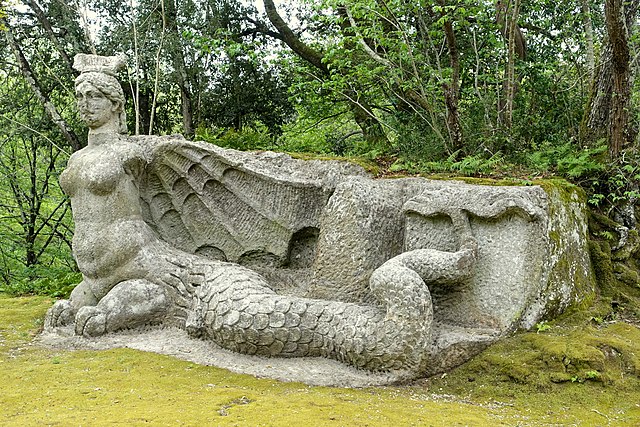 Sculpture at the Gardens of Bomarzo