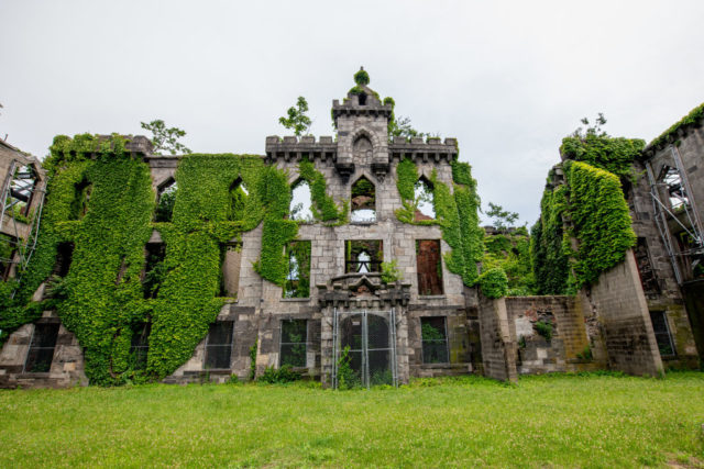 The abandoned Smallpox Hospital today