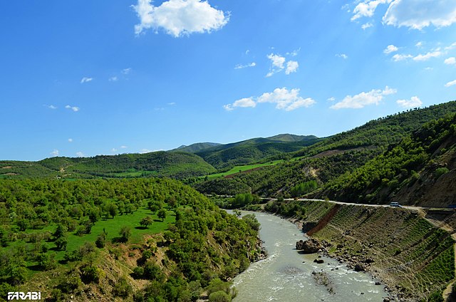 View of the Little Zab River