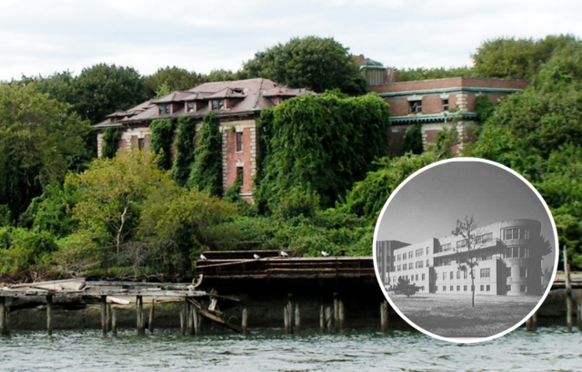 Riverside hospital located on North Brother Island