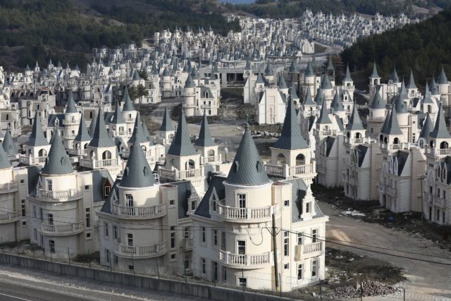 Many castles sit abandoned at Burj al Babas