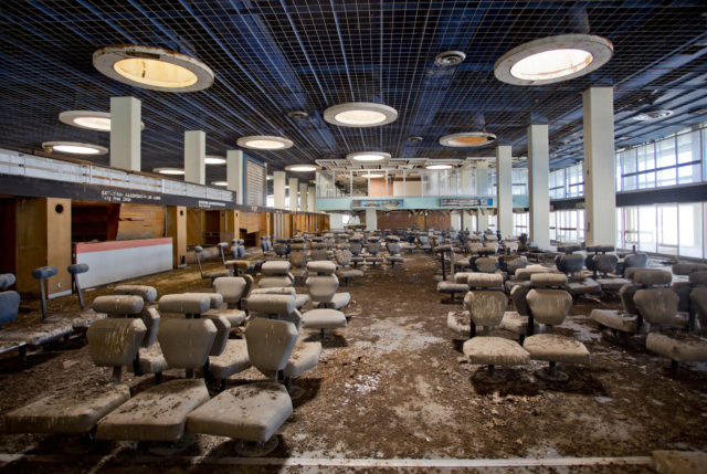 Waiting area at Nicosia International Airport