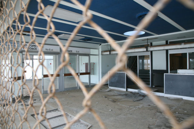 Hallway at Nicosia International Airport