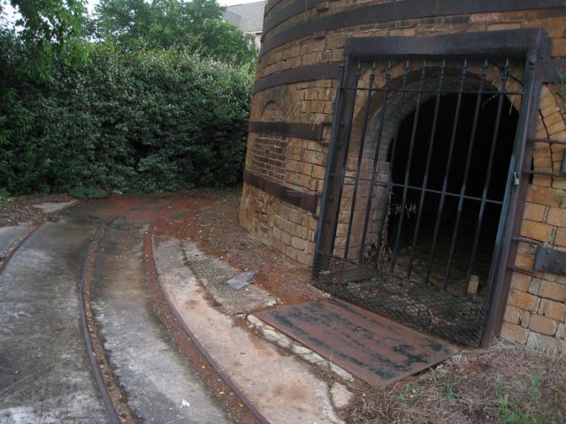 Entrance to a beehive kiln