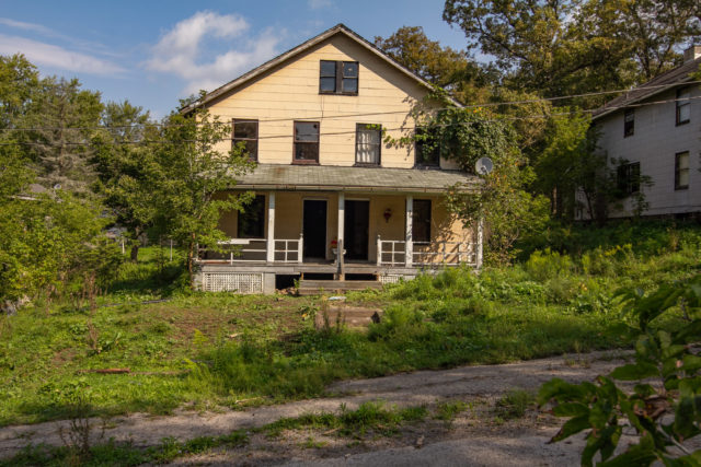 Exterior of a house in Yellow Dog Village