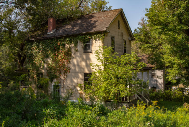 Exterior of a house in Yellow Dog Village