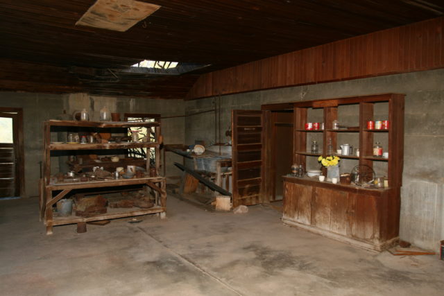 Inside miners quarters at Vulture City