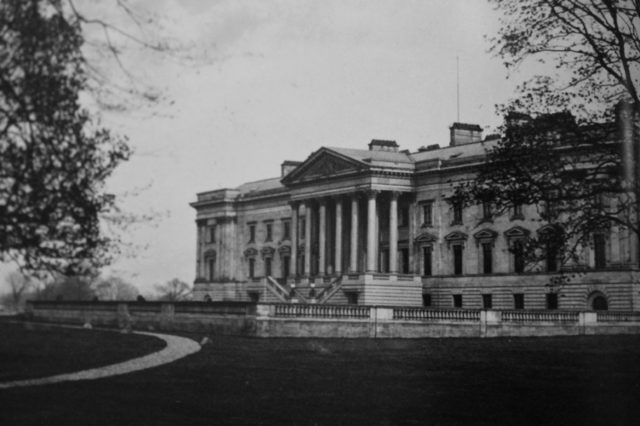 The north west entrance at Hamilton Palace