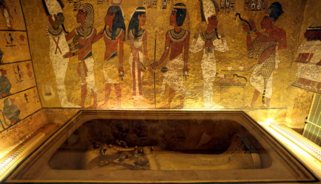 Interior of King Tut's tomb