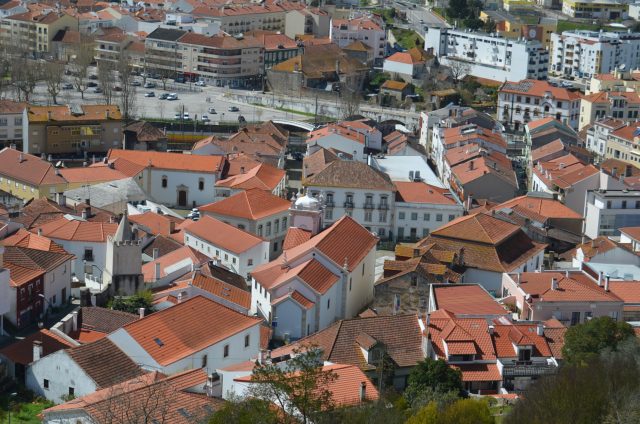 Aerial view of Pombal, Portugal