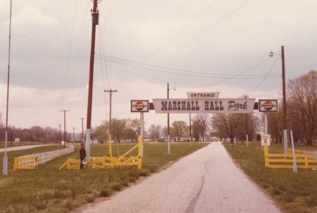 entrance to the park