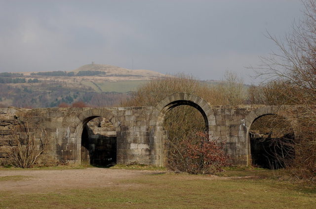 Archways at the Rivington Castle ruins