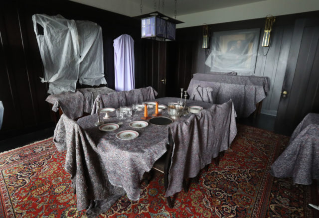 The dining room of the Hill House