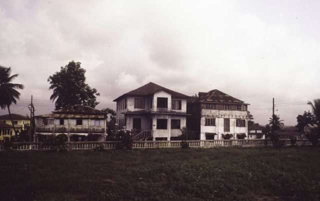 Abandoned houses in Harper