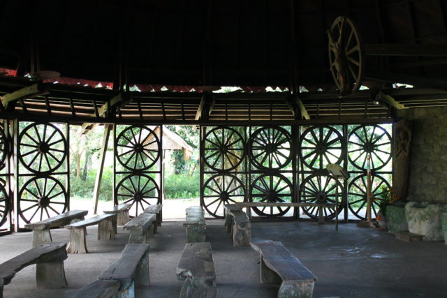 Interior of the Chapel of Cartwheels