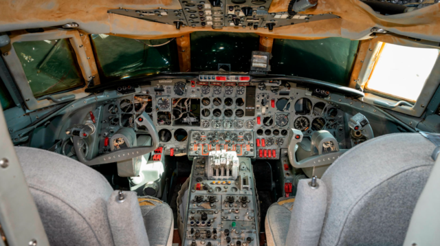 Cockpit of Elvis Presley's Lockheed 1329 JetStar