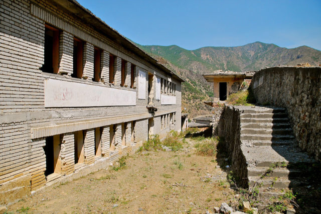 Exterior of Spaç Prison