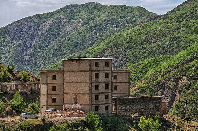Exterior of Spaç Prison