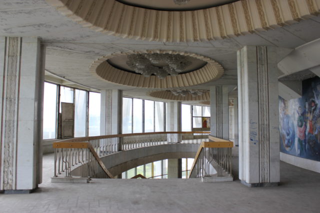 Interior stairs of the Chisinau State Circus.