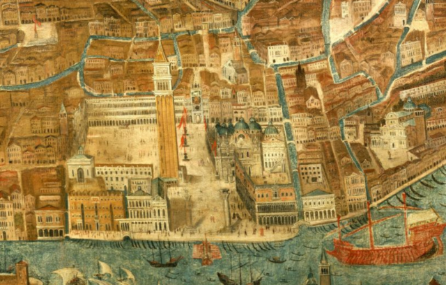 18th-century painting of Venice's canals
