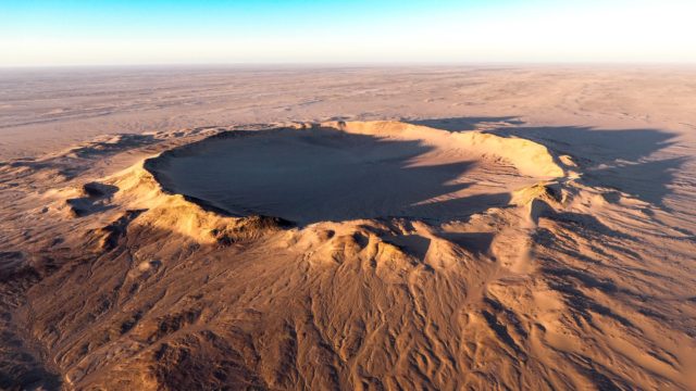 The Tenoumer Crater 