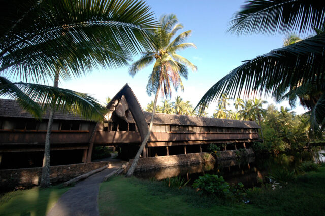Exterior of the Coco Palms Resort