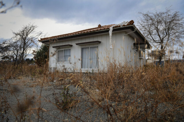 Abandoned bungalow-style house in Japan
