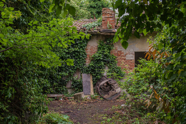 Exterior of the Geriatric Hospital on Poveglia