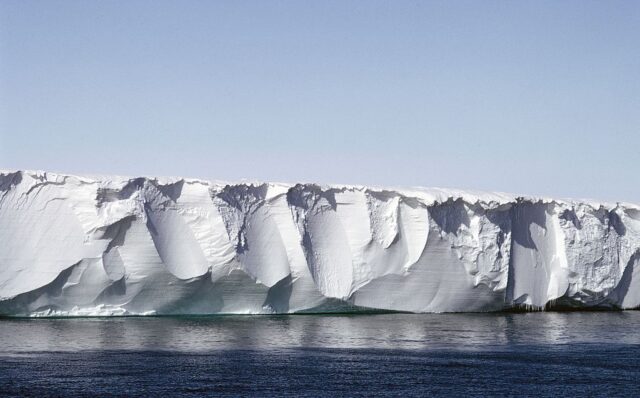 View of the Ross Ice Shelf