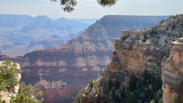 View of the Grand Canyon from the South Rim