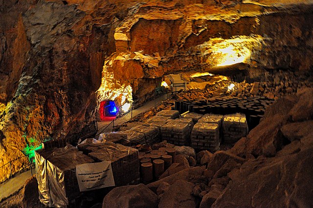 Cold War-era supplies in the Grand Canyon Caverns