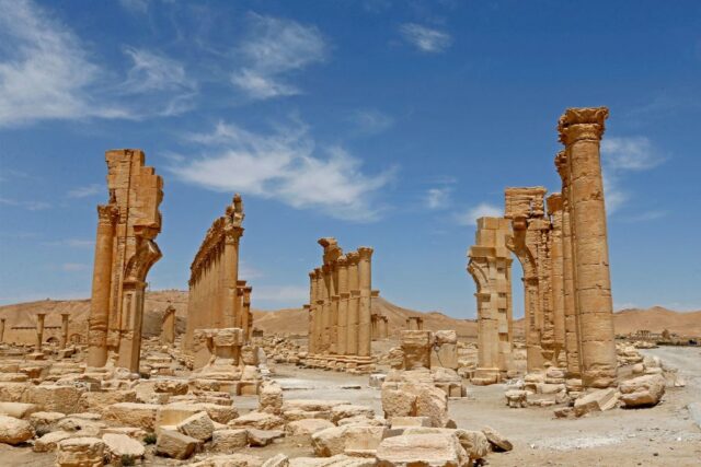 Remains of the Arch of Triumph