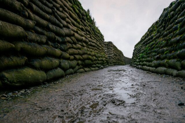 View of the interior of the Trench of Death