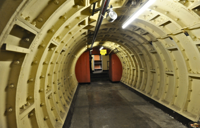 Interior of one of the Kingsway Exchange Tunnels