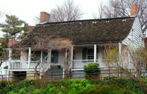 Front view of Dyckman House.