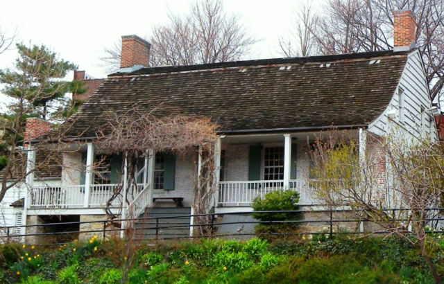 Front view of Dyckman House.